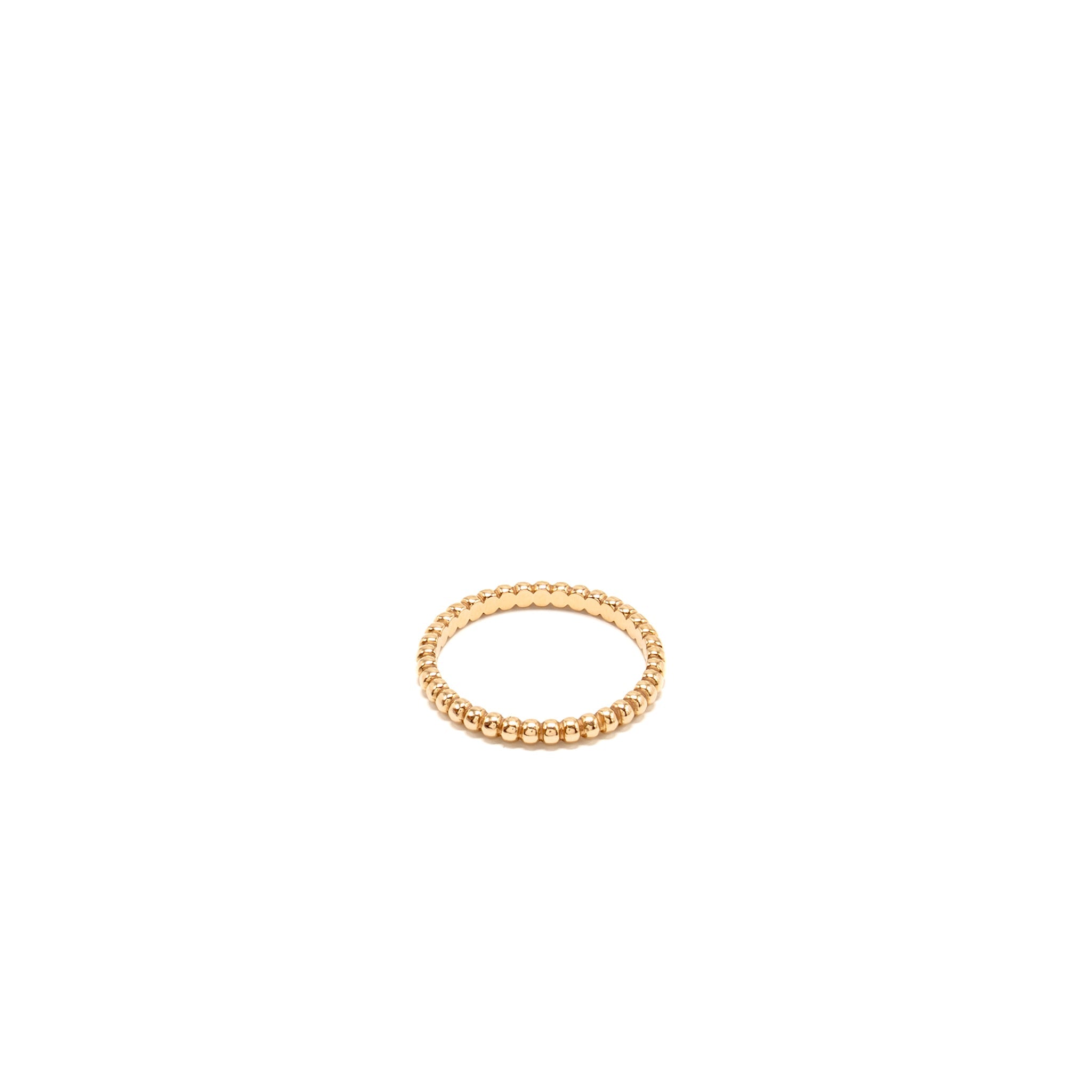 VAN CLEEF AND ARPELS PERLEE PEARLS OF GOLD RING ROSE GOLD