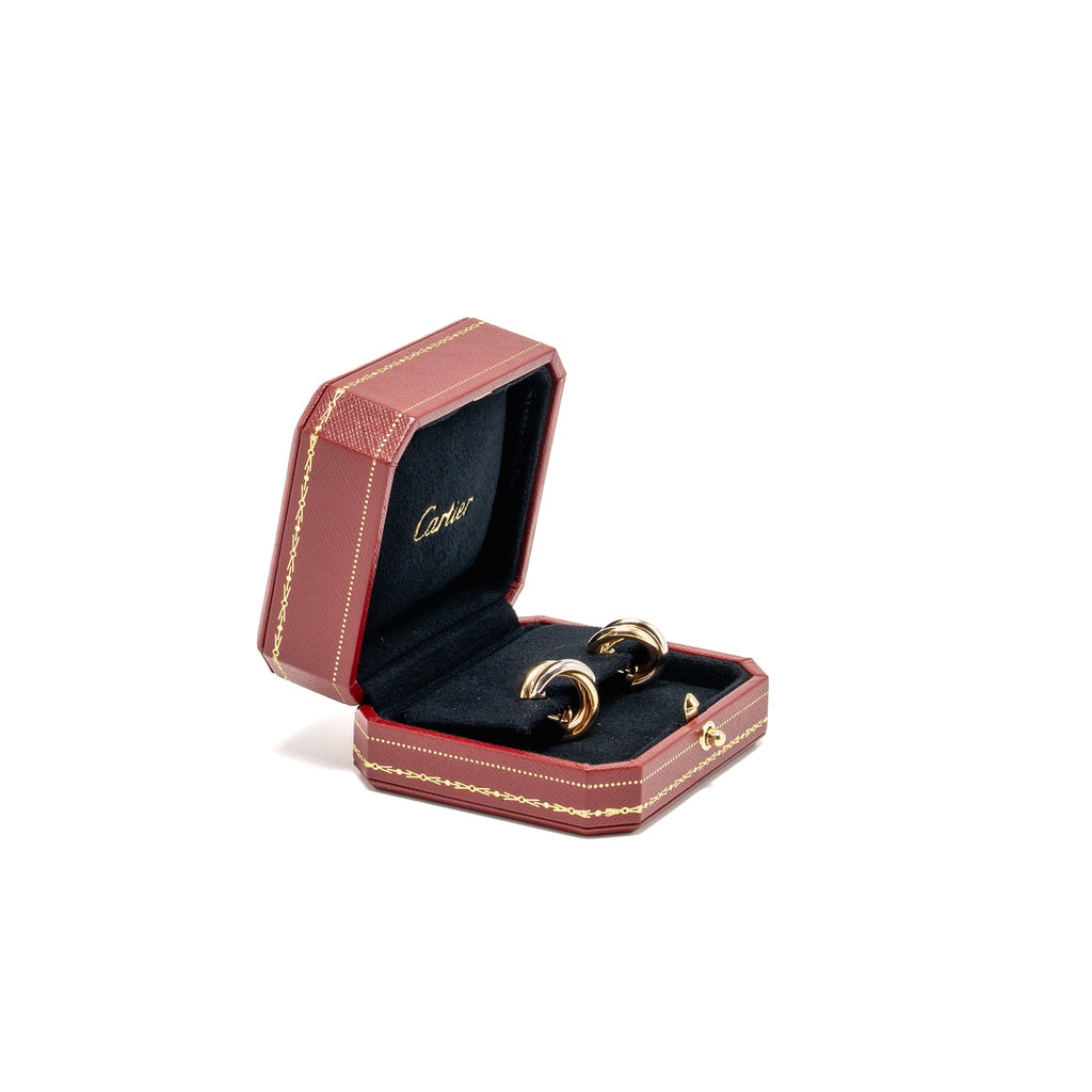 CARTIER TRINITY EARRINGS WHITE GOLD / ROSE GOLD/ YELLOW GOLD