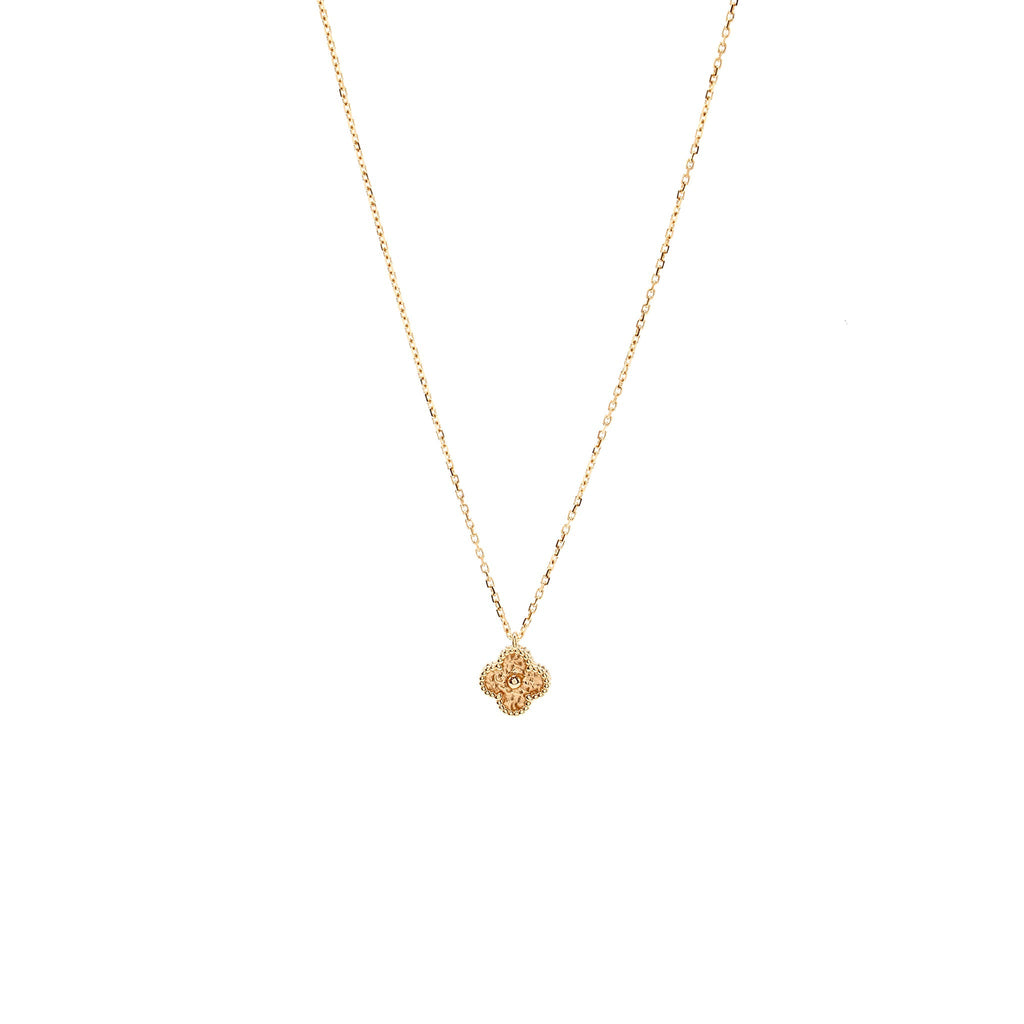VAN CLEEF & ARPELS SWEET ALHAMBRA PENDANT ROSE GOLD