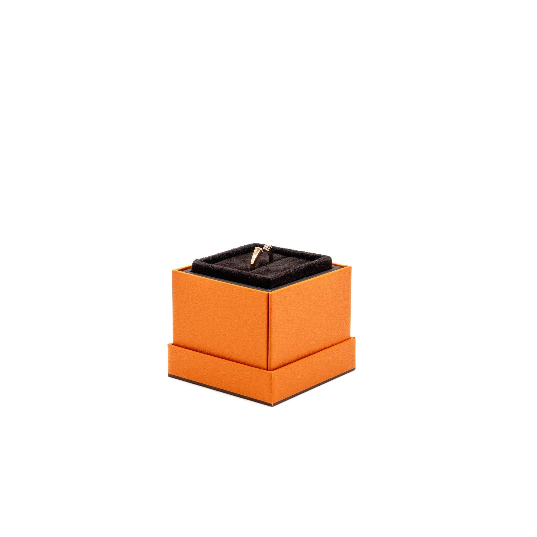 HERMES CLOU DE FORGE RING ROSE GOLD