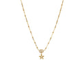 GUCCI DOUBLE G AND FLOWER PENDANT YELLOW GOLD, DIAMONDS