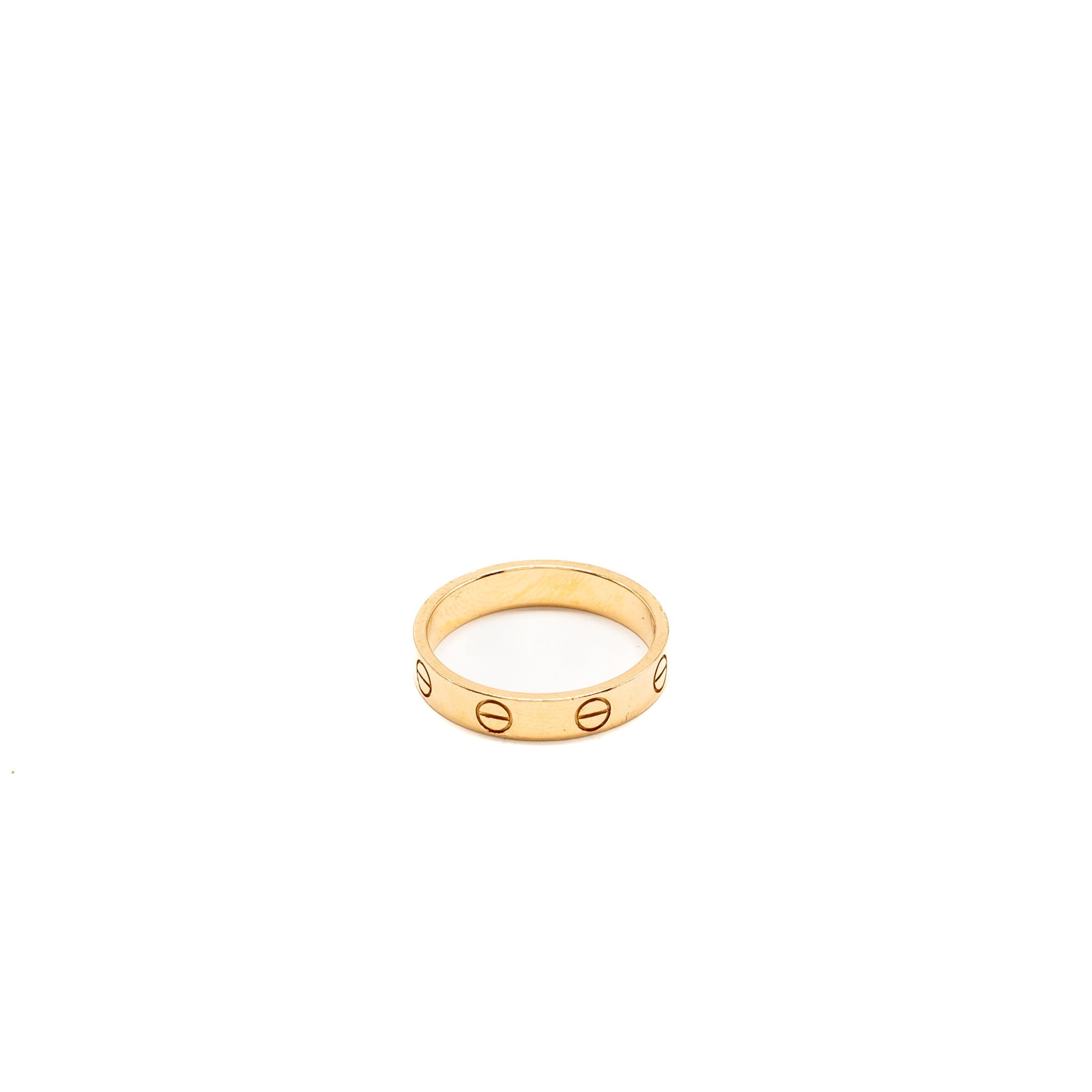 CARTIER LOVE RING ROSE GOLD