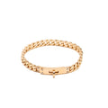 HERMES KELLY GOURMETTE BRACELET ROSE GOLD, DIAMONDS