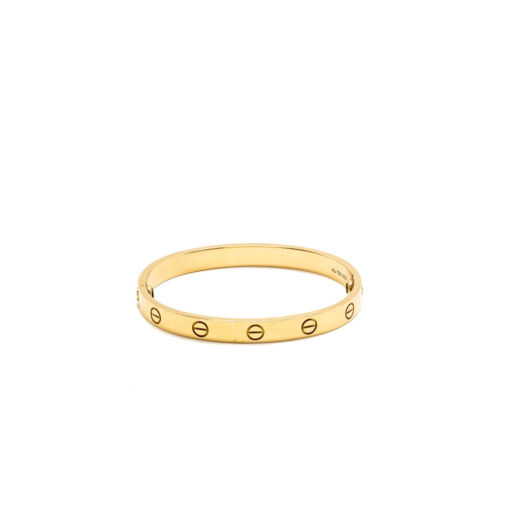 CARTIER LOVE BRACELET CLASSIC MODEL YELLOW GOLD