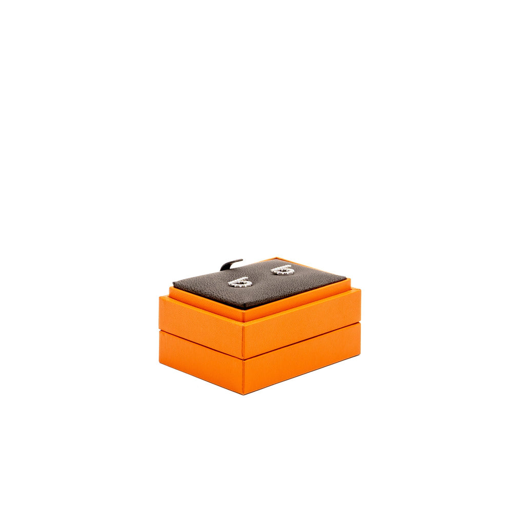 HERMES FINESSE EARRINGS WHITE GOLD / DIAMONDS