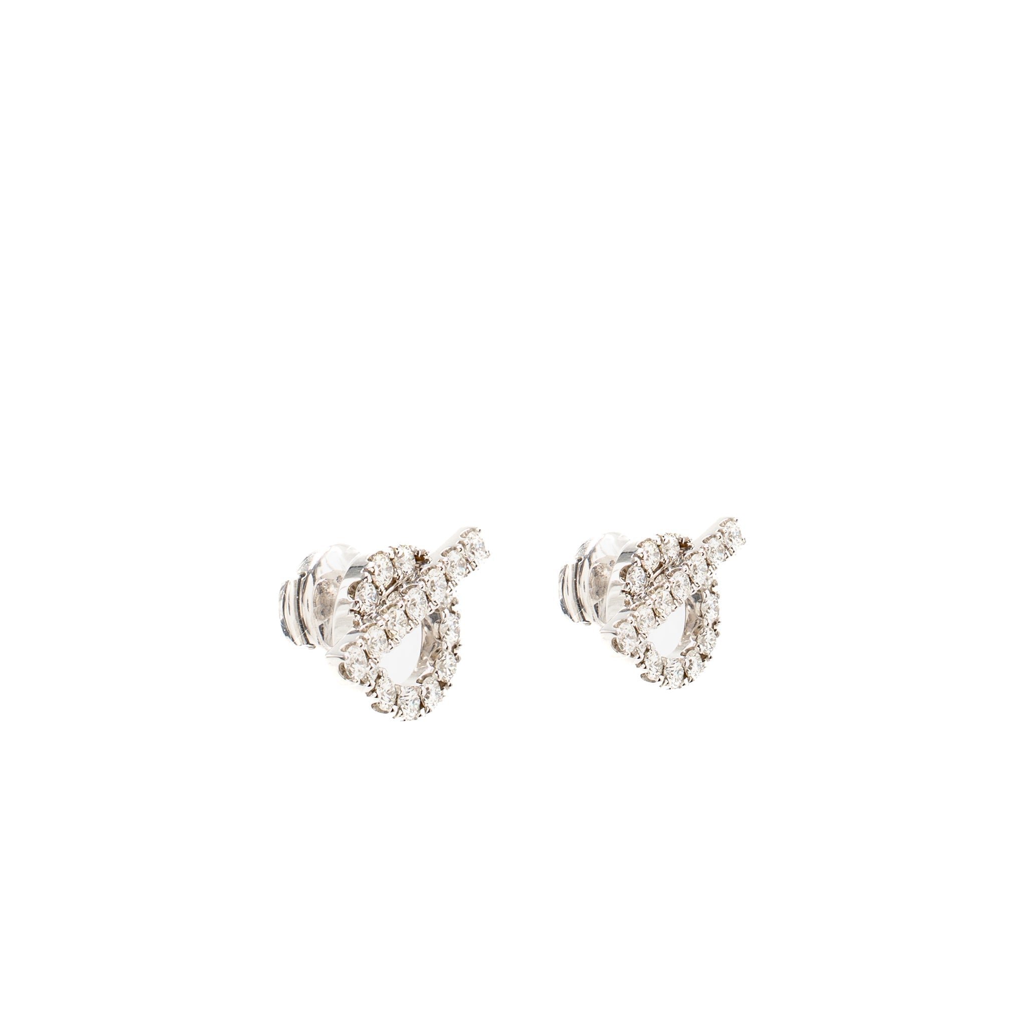 HERMES FINESSE EARRINGS WHITE GOLD / DIAMONDS