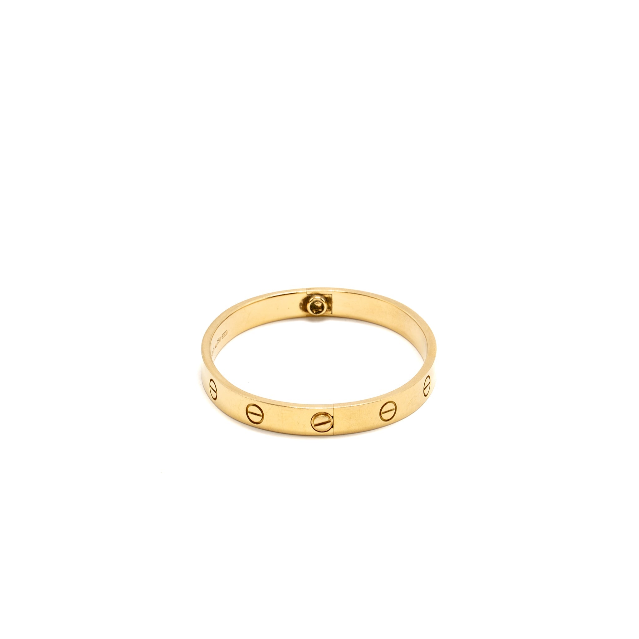 CARTIER LOVE BRACELET CLASSIC MODEL YELLOW GOLD