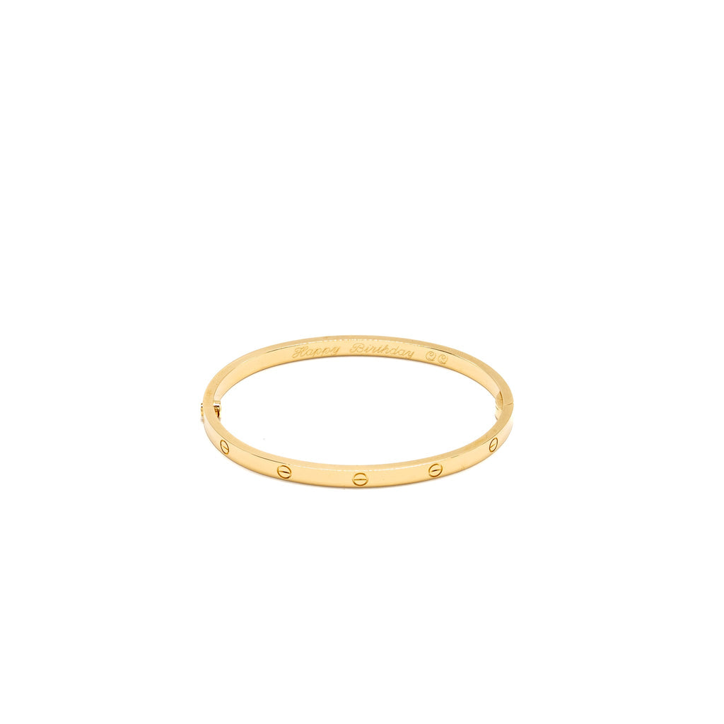 CARTIER LOVE BRACELET YELLOW GOLD