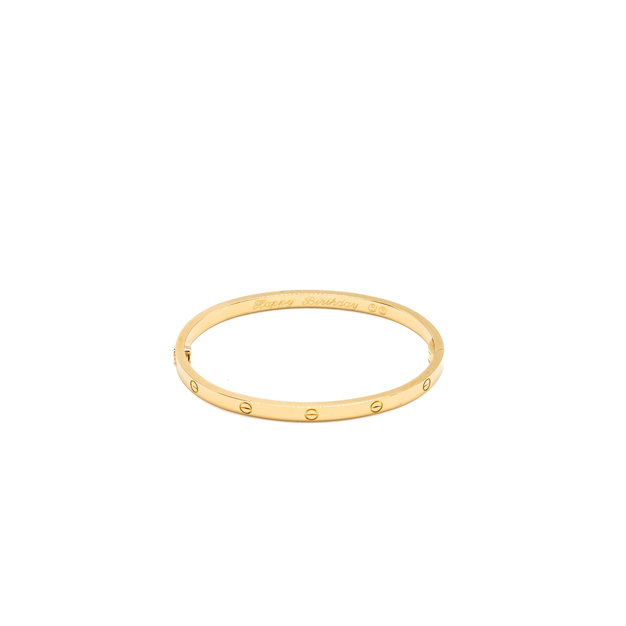 CARTIER LOVE BRACELET YELLOW GOLD
