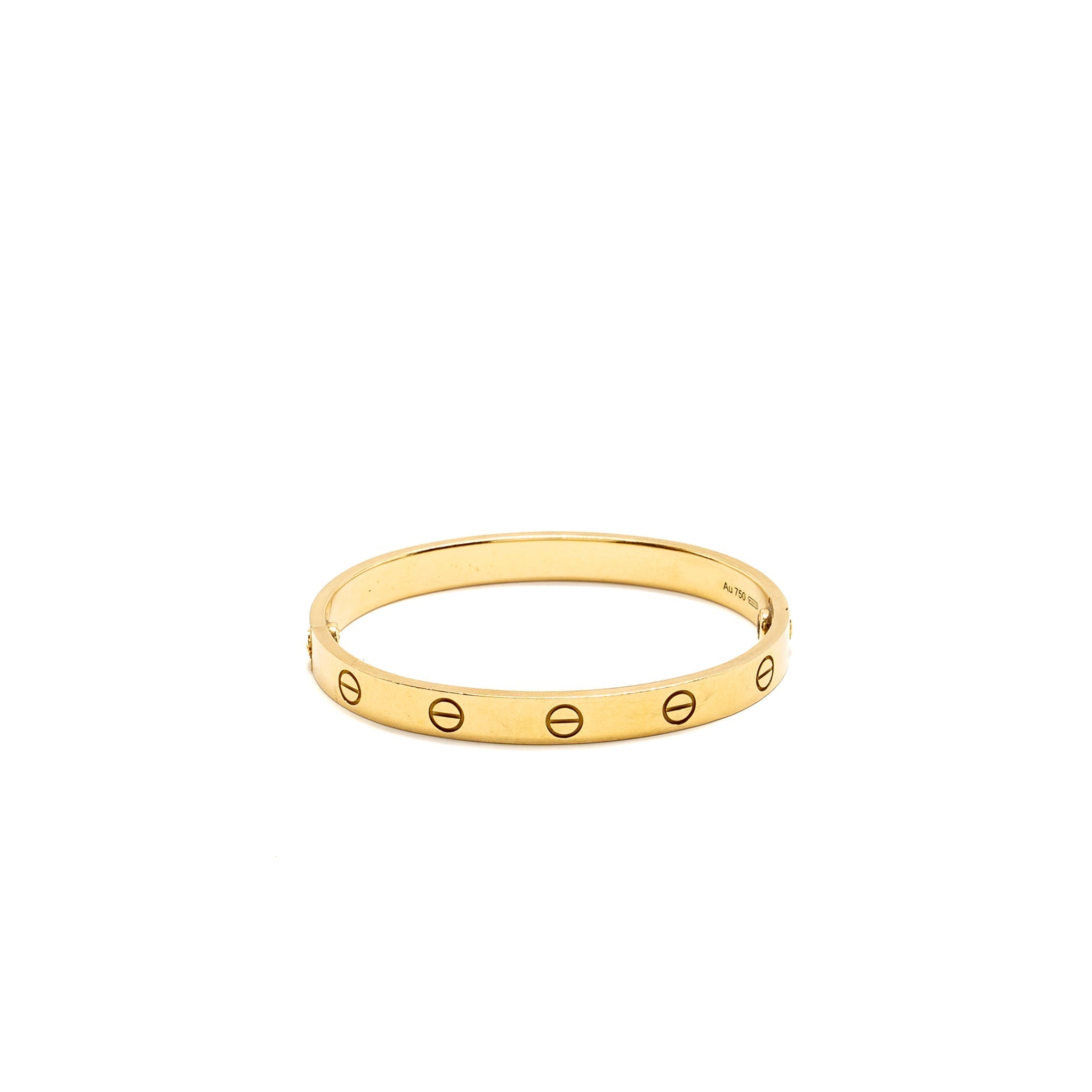 CARTIER LOVE BRACELET CLASSIC MODEL YELLOW GOLD