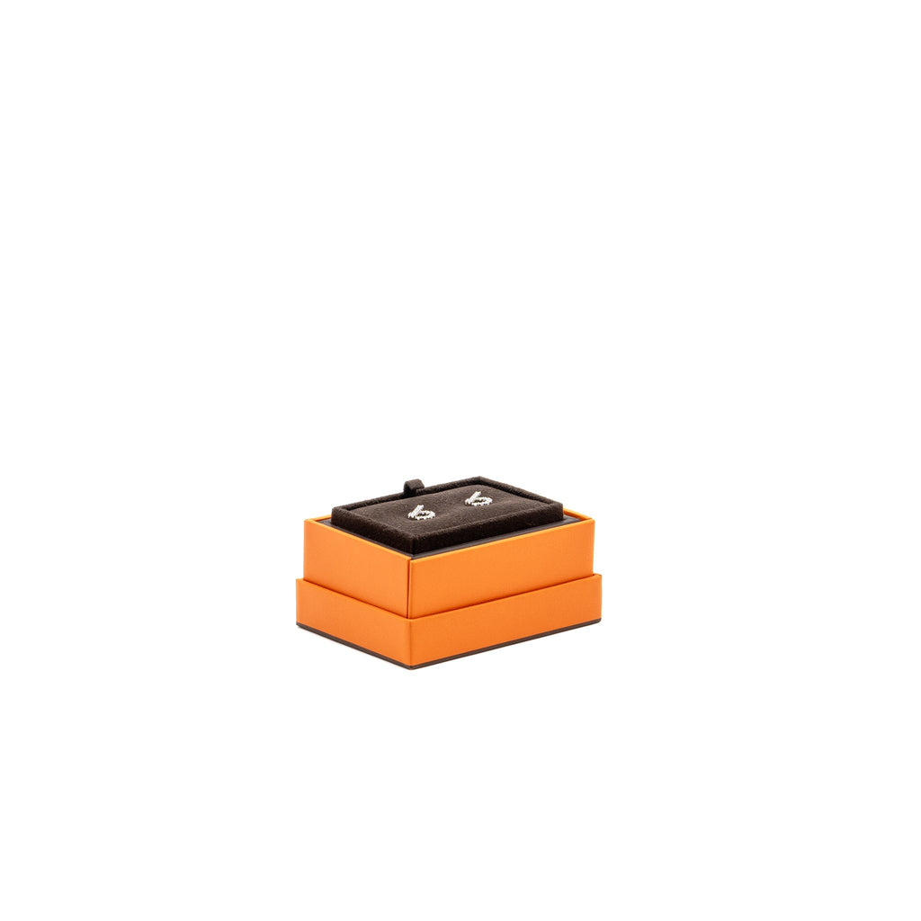 HERMES FINESSE EARRINGS WHITE GOLD / DIAMONDS
