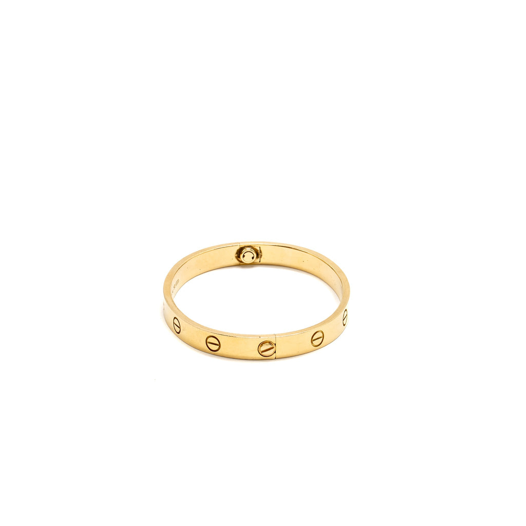 CARTIER LOVE BRACELET CLASSIC MODEL YELLOW GOLD