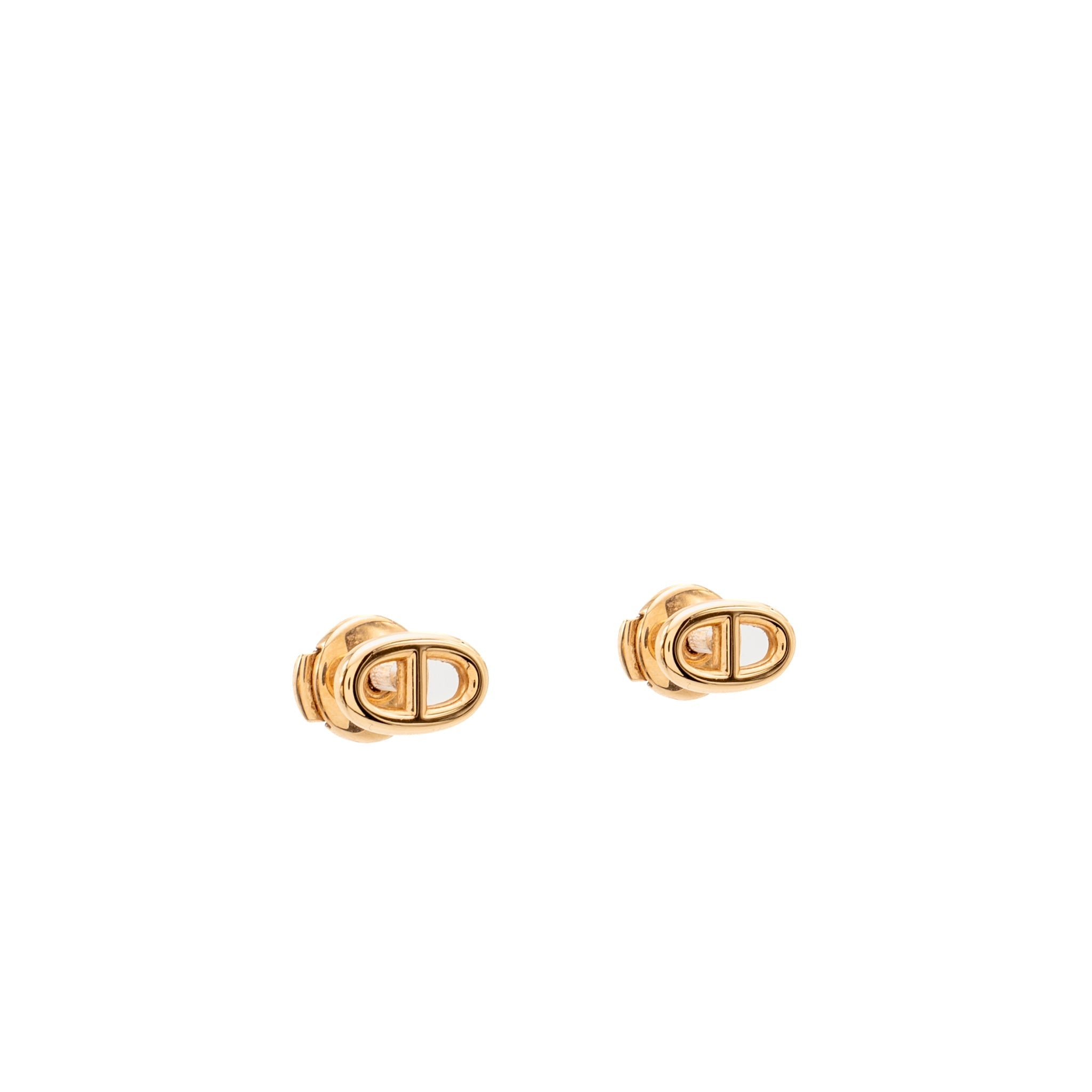 HERMES FARANDOLE EARRINGS ROSE GOLD