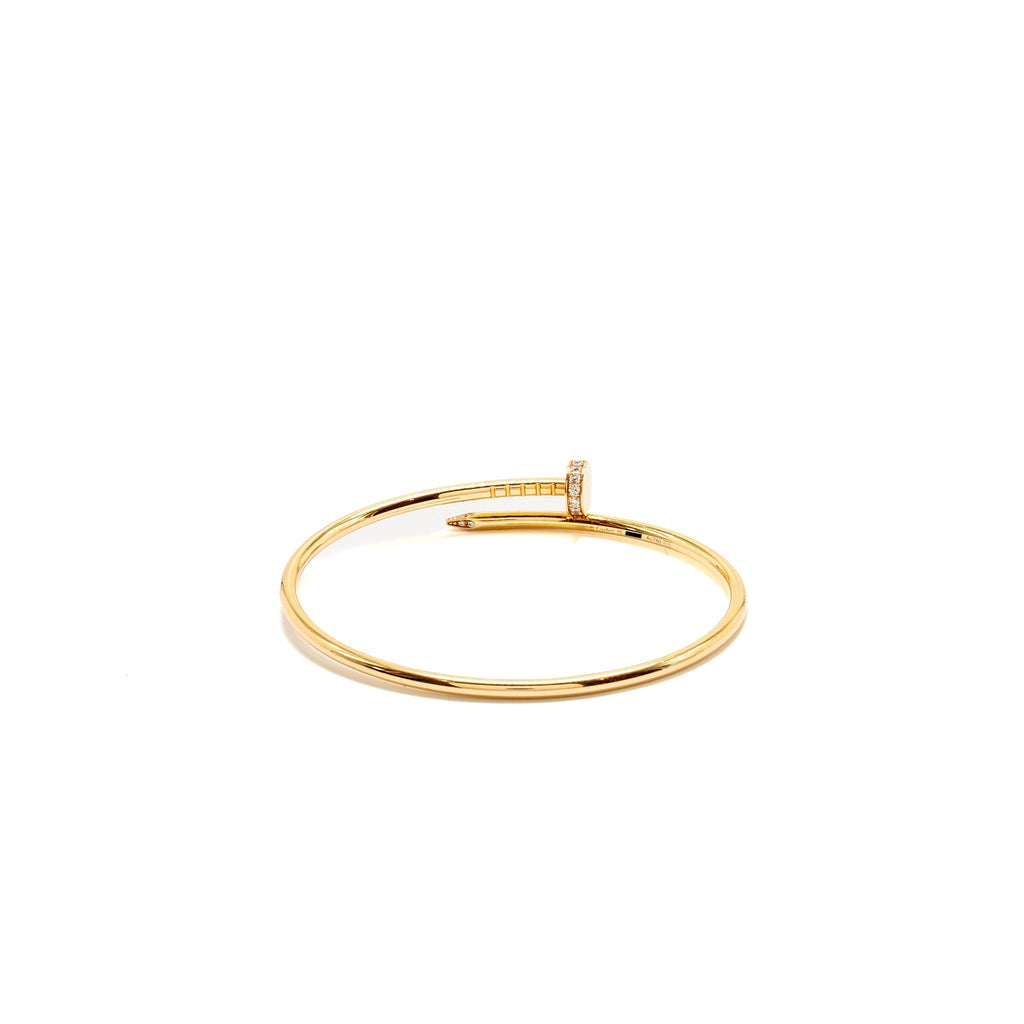CARTIER JUSTE UN CLOU BRACELET YELLOW GOLD WITH DIAMONDS