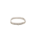 HERMES KELLY GOURMETTE BRACELET WHITE GOLD DIAMONDS