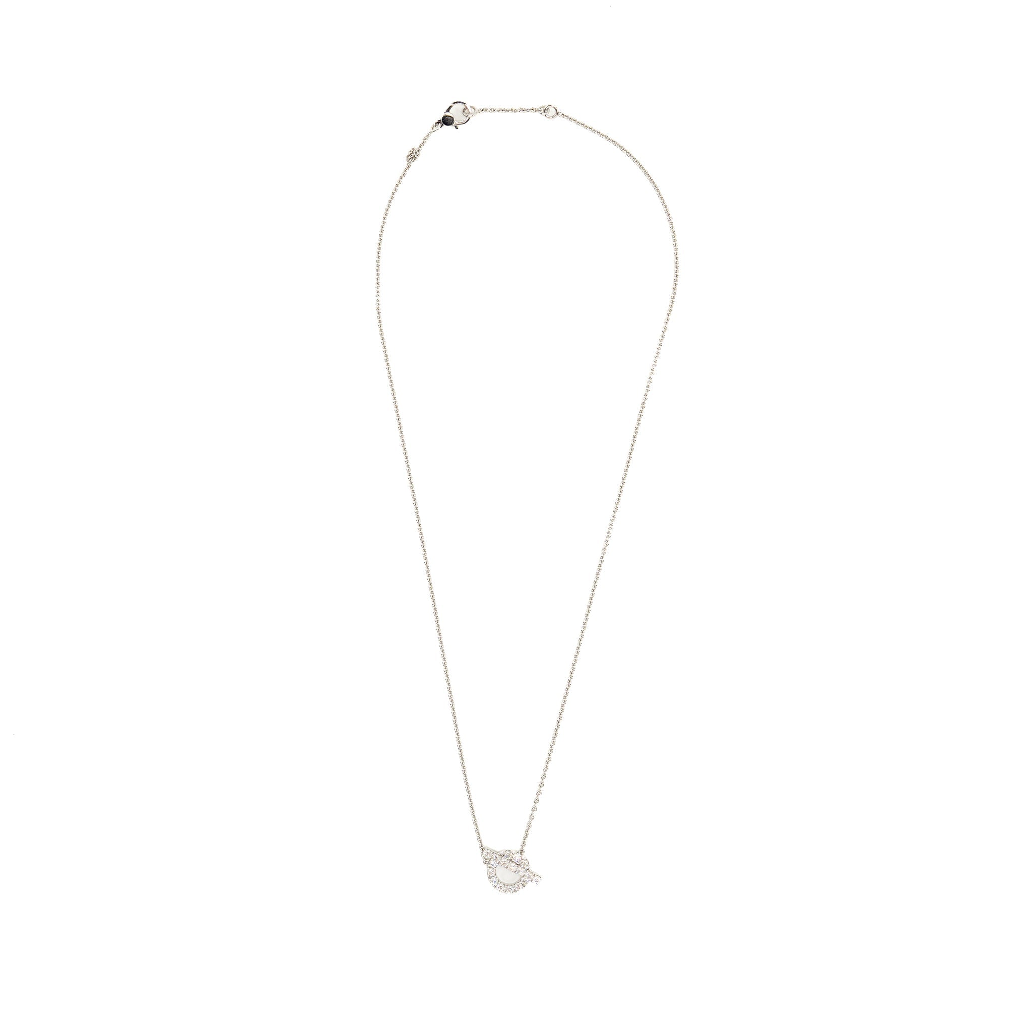 HERMES FINESSE PENDANT WHITE GOLD DIAMONDS