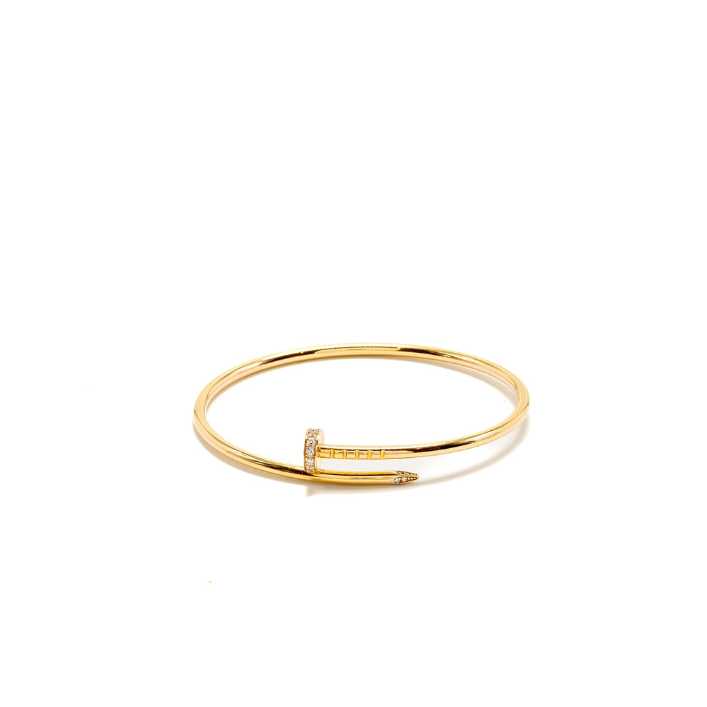 CARTIER JUSTE UN CLOU BRACELET YELLOW GOLD WITH DIAMONDS