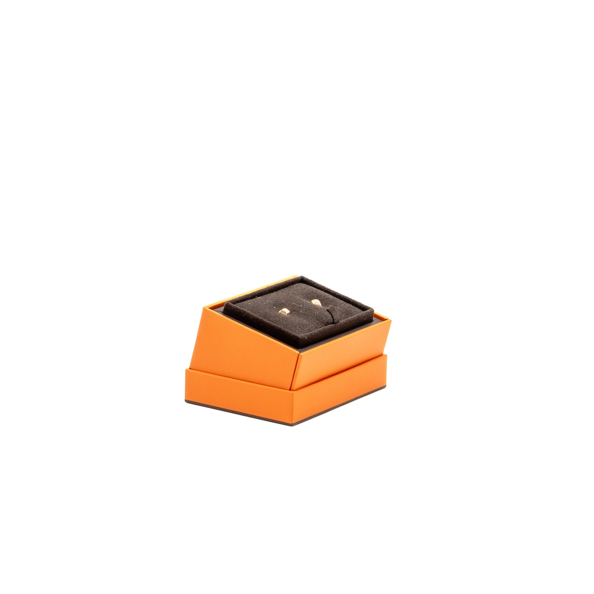 HERMES CLOU D’H EARRINGS ROSE GOLD