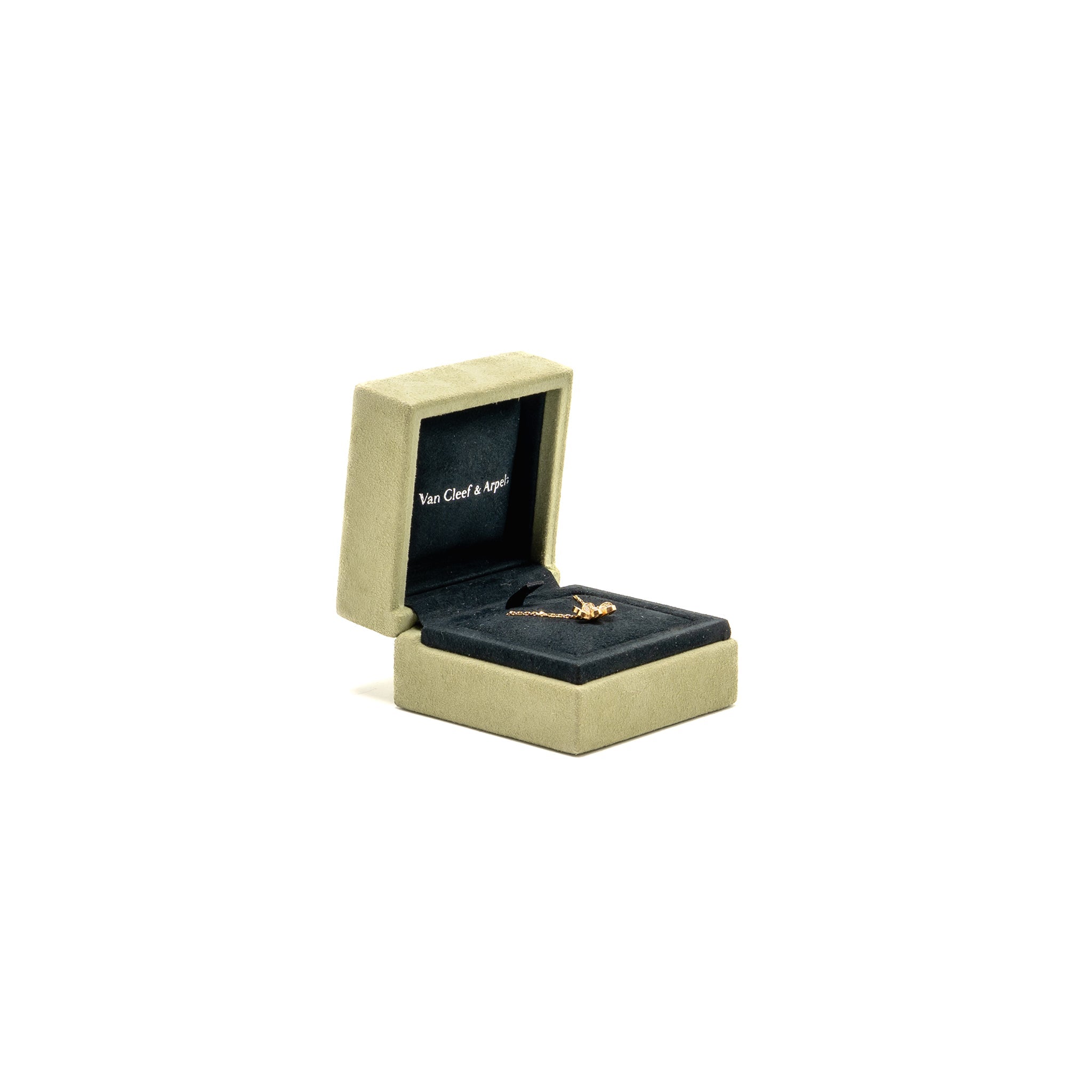 VAN CLEEF & ARPELS FRIVOLE PENDANT ROSE GOLD, DIAMONDS