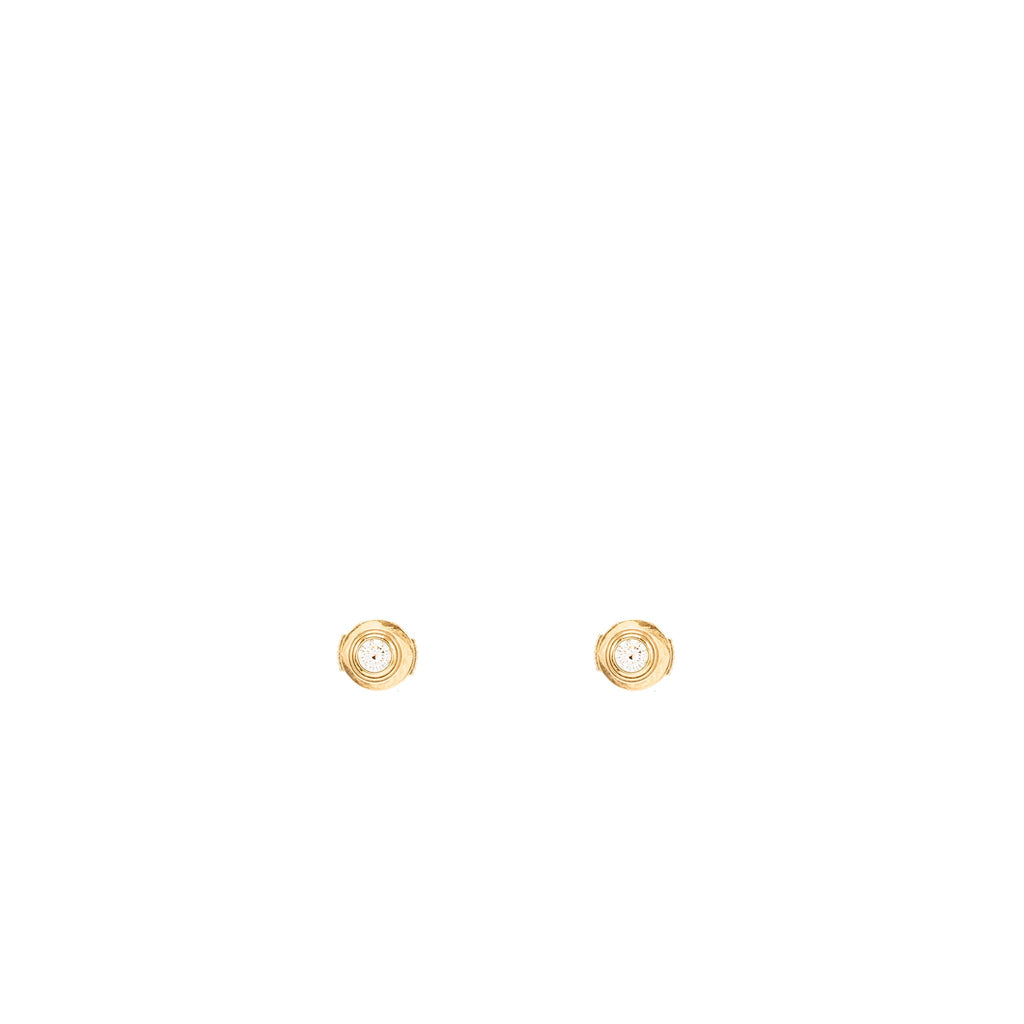 CARTIER D’AMOUR STUD EARRINGS ROSE GOLD DIAMONDS