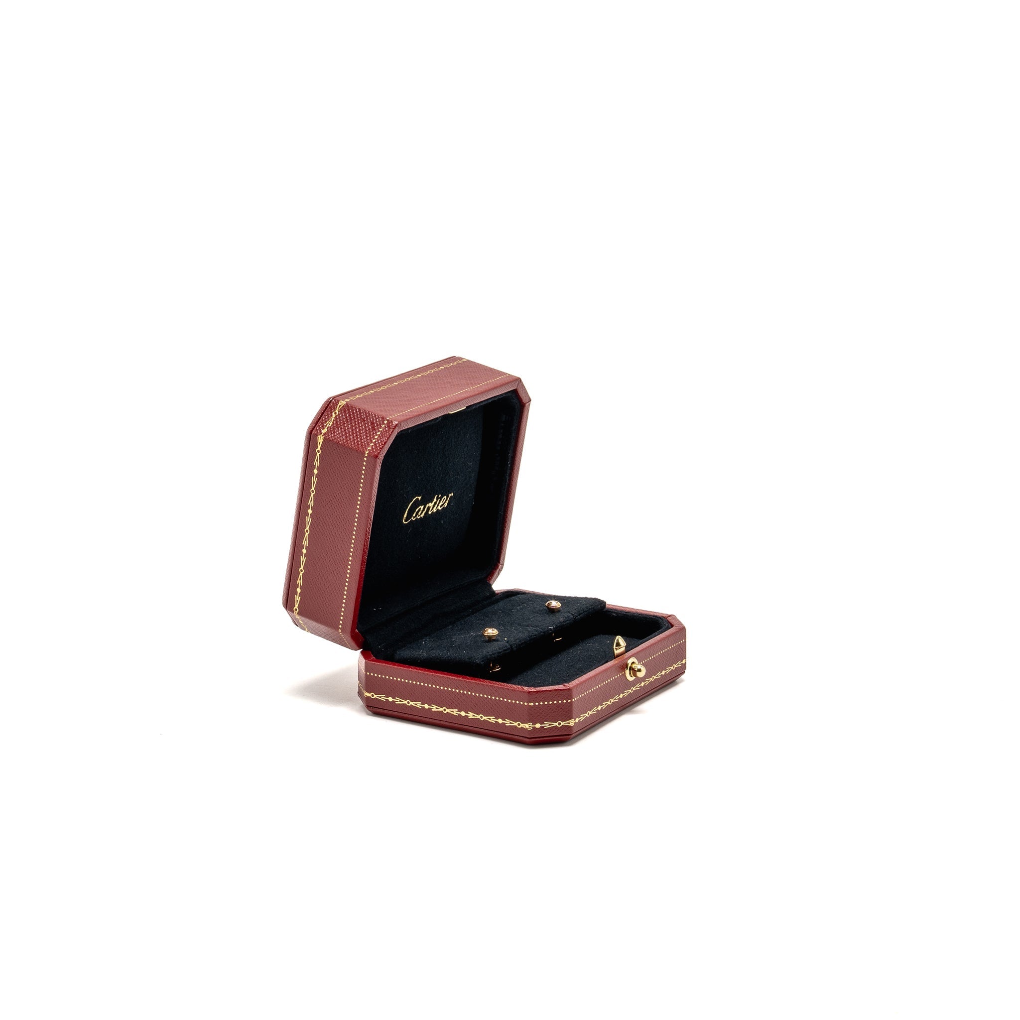 CARTIER D’AMOUR STUD EARRINGS ROSE GOLD DIAMONDS
