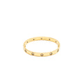 CARTIER LOVE BRACELET YELLOW GOLD, 10 DIAMONDS