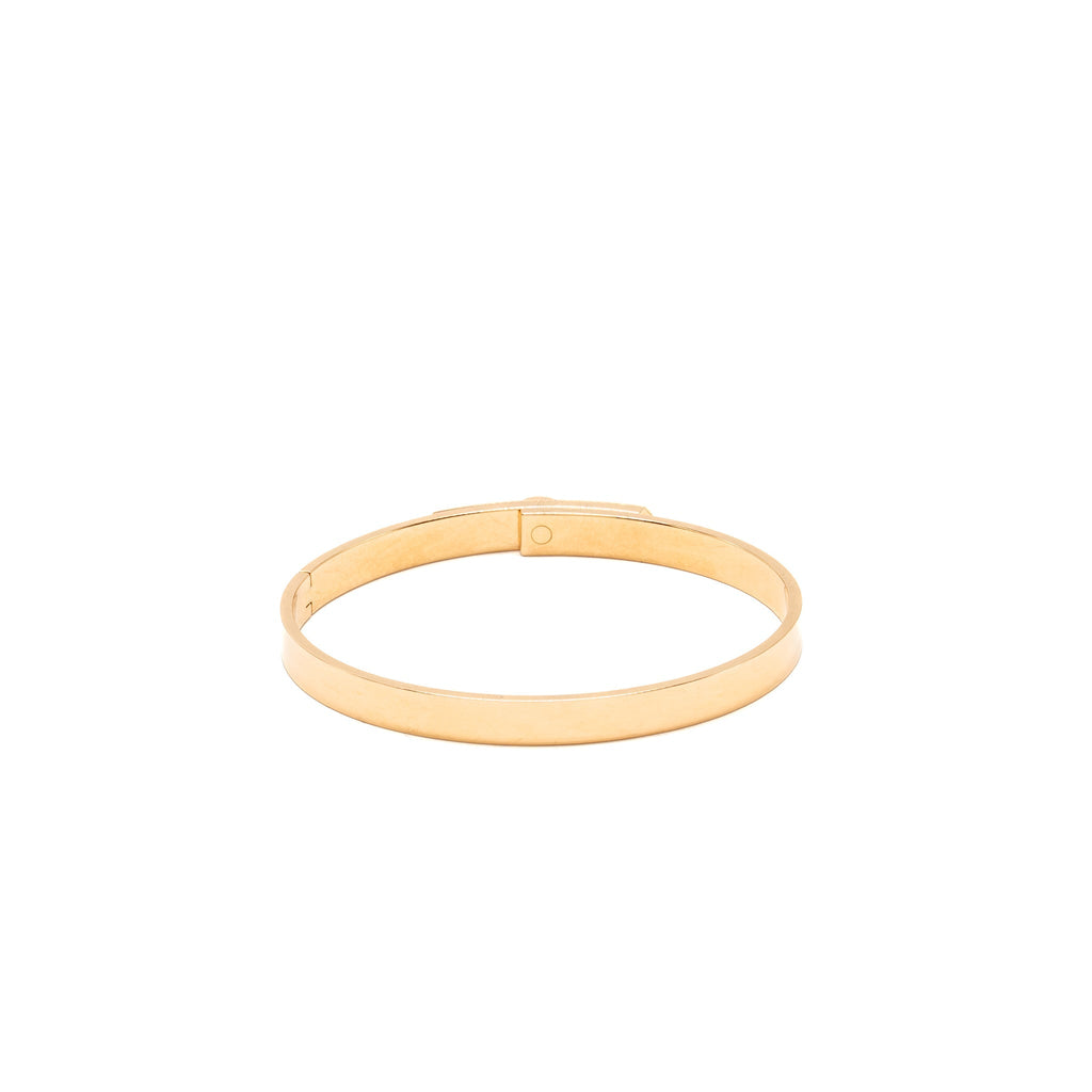 HERMES KELLY BRACELET ROSE GOLD, DIAMONDS