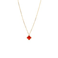 VAN CLEEF & ARPELS SWEET ALHAMBRA PENDANT CARNELIAN ROSE GOLD