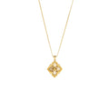 BUCCELLATI OPERA TULLE PENDANT YELLOW GOLD, MOTHER OF PEARL
