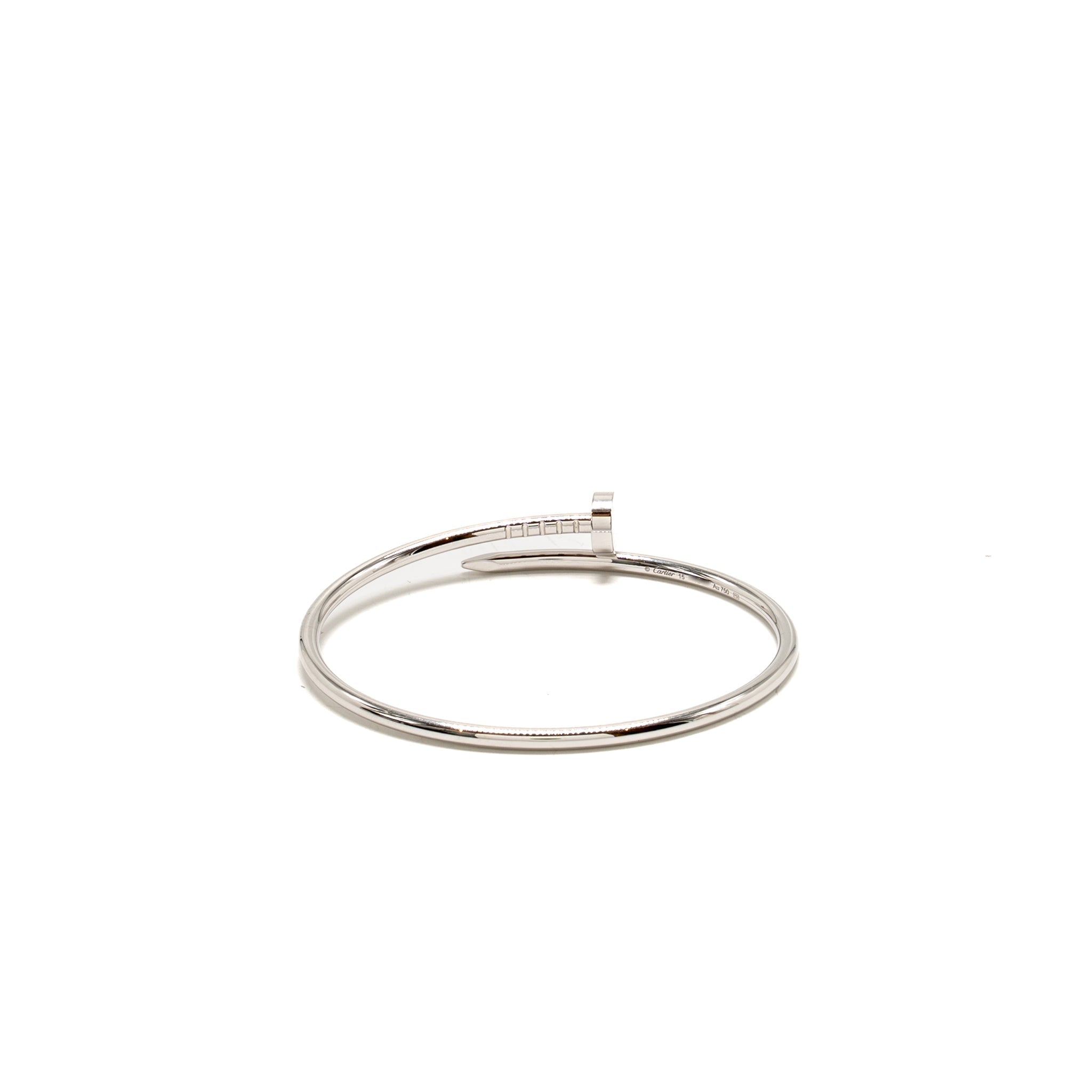CARTIER JUSTE UN CLOU BRACELET WHITE GOLD