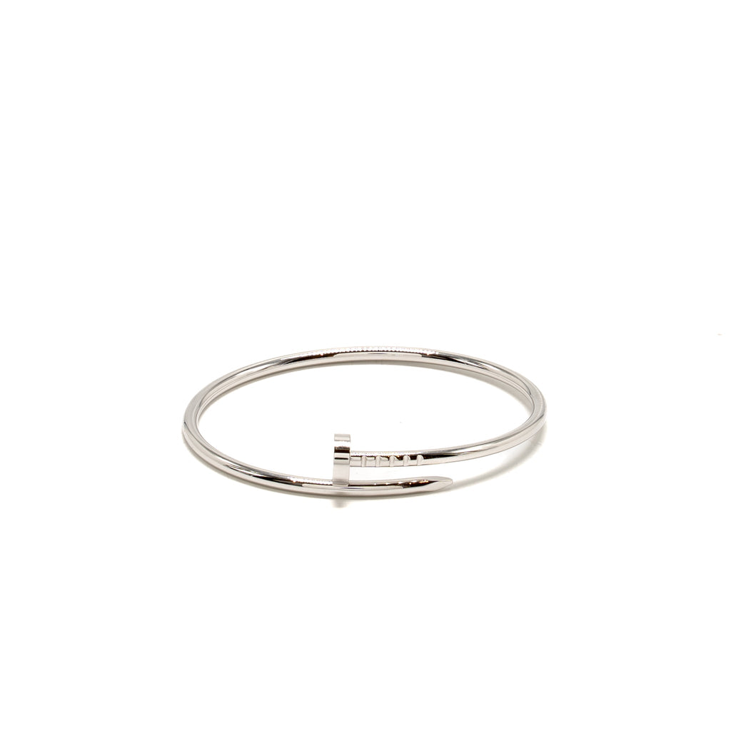 CARTIER JUSTE UN CLOU BRACELET WHITE GOLD