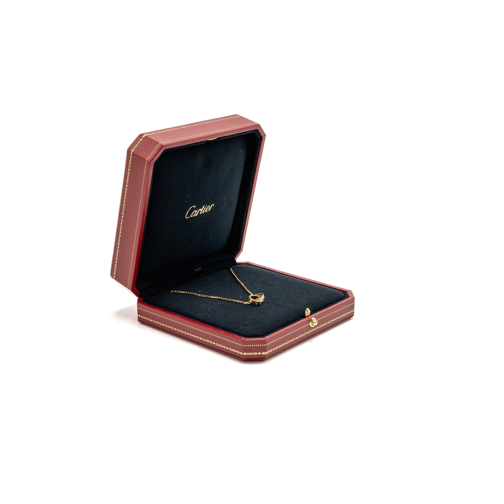 CARTIER LOVE PENDANT, HALF-PAVED DIAMONDS YELLOW GOLD