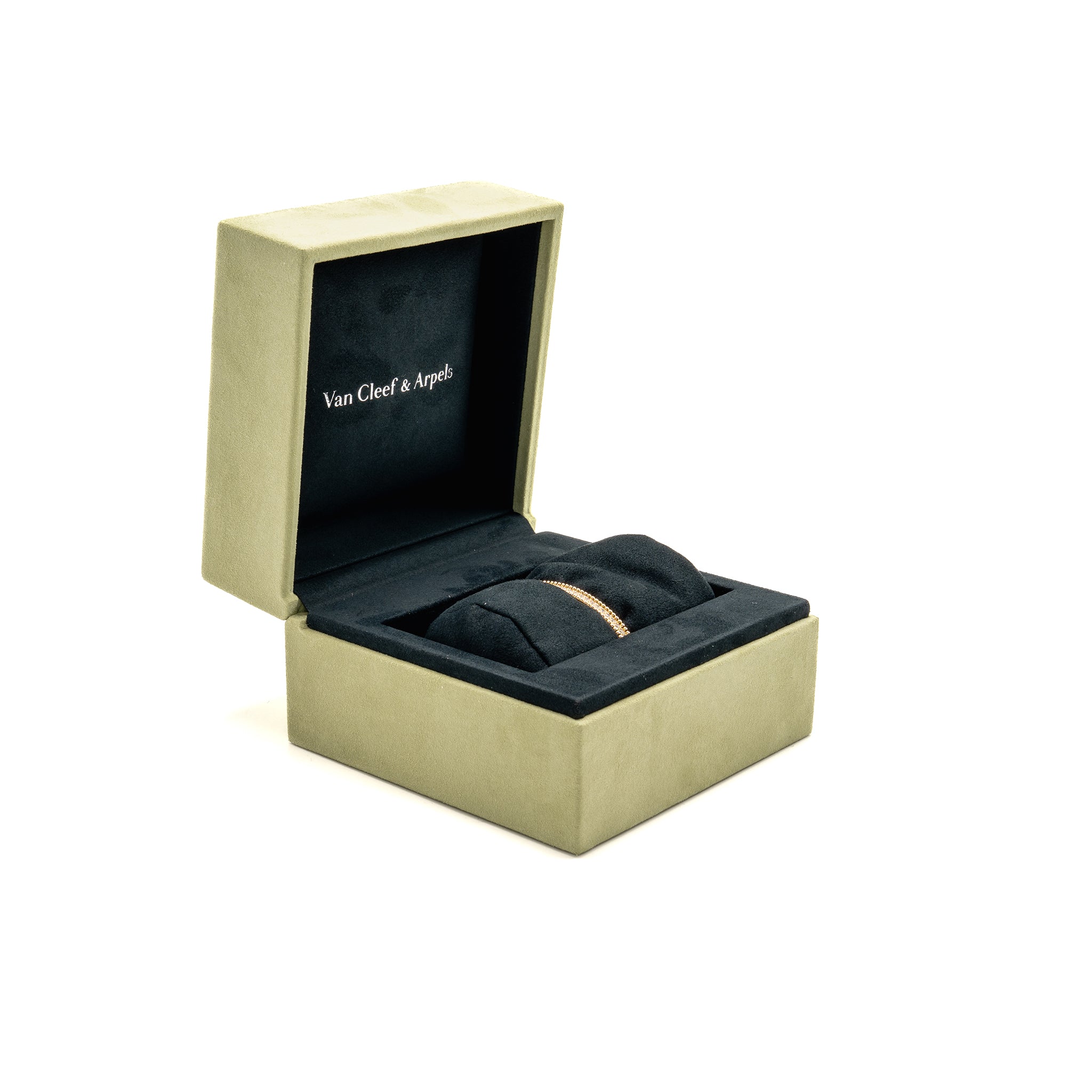 VAN CLEEF & ARPELS PERLEE DIAMONDS BRACELET, 1 ROW, EXTRA ROSE GOLD, DIAMONDS