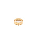 HERMES KELLY RING ROSE GOLD DIAMONDS