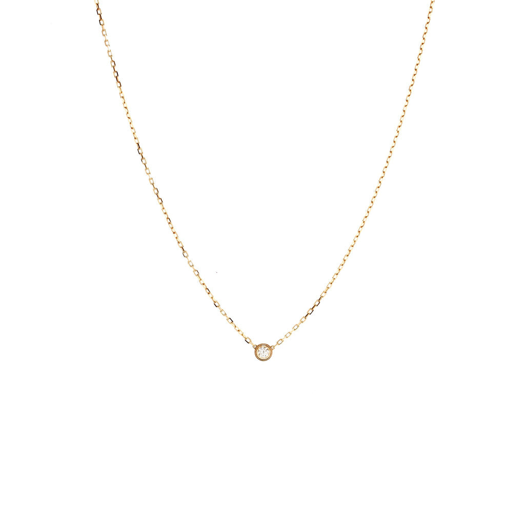 CARTIER D’AMOUR PENDANT, DIAMOND ROSE GOLD
