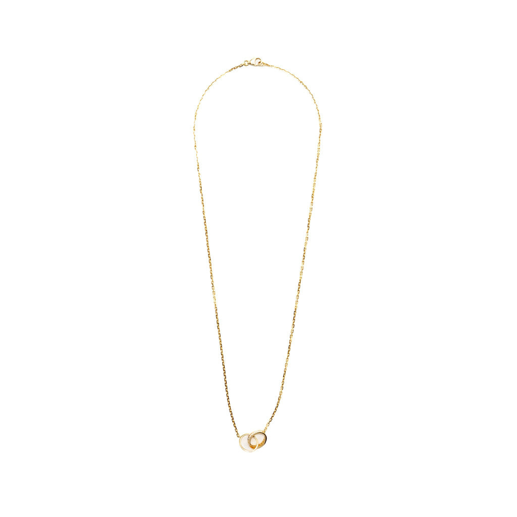 CARTIER LOVE PENDANT, HALF-PAVED DIAMONDS YELLOW GOLD