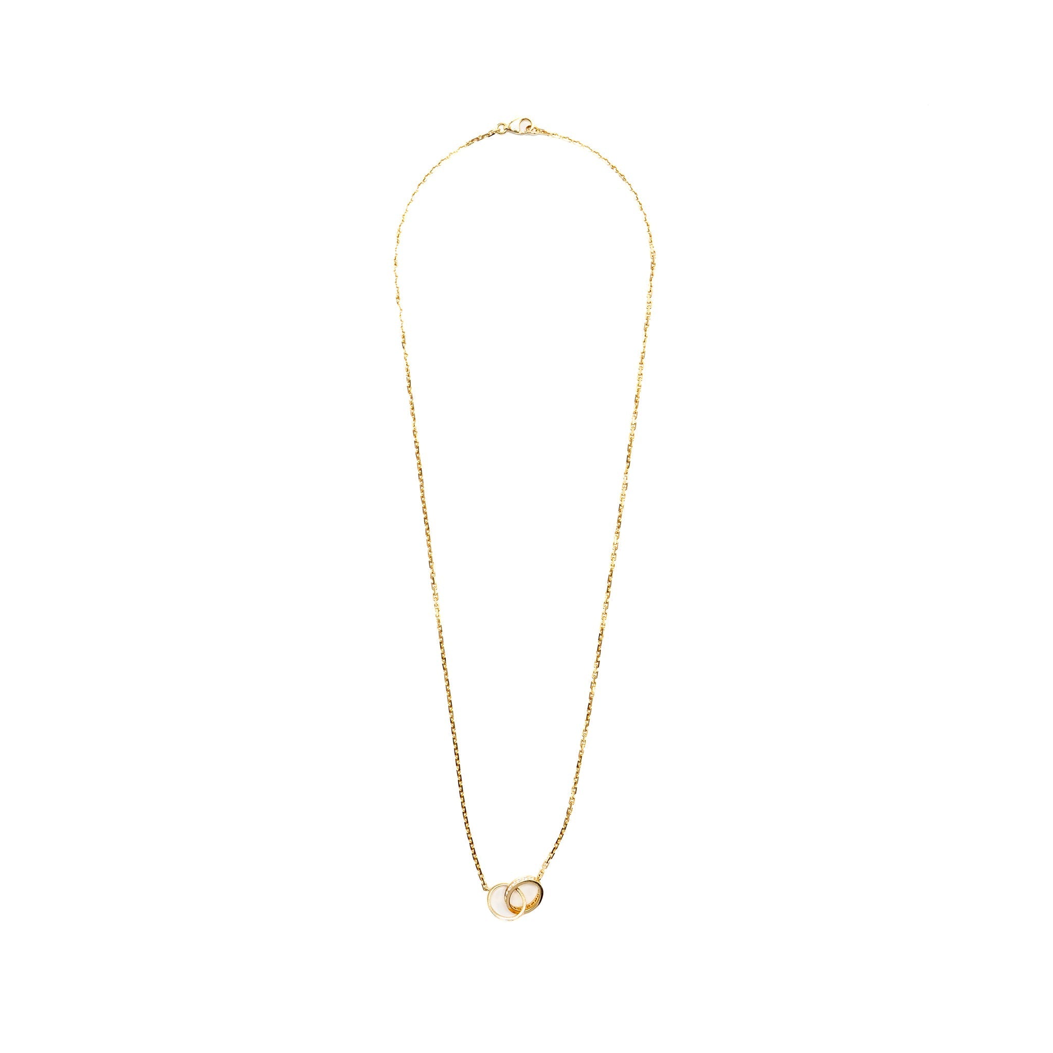 CARTIER LOVE PENDANT, HALF-PAVED DIAMONDS YELLOW GOLD