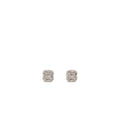 VAN CLEEF & ARPELS SWEET ALHAMBRA EARSTUDS WHITE GOLD, DIAMONDS