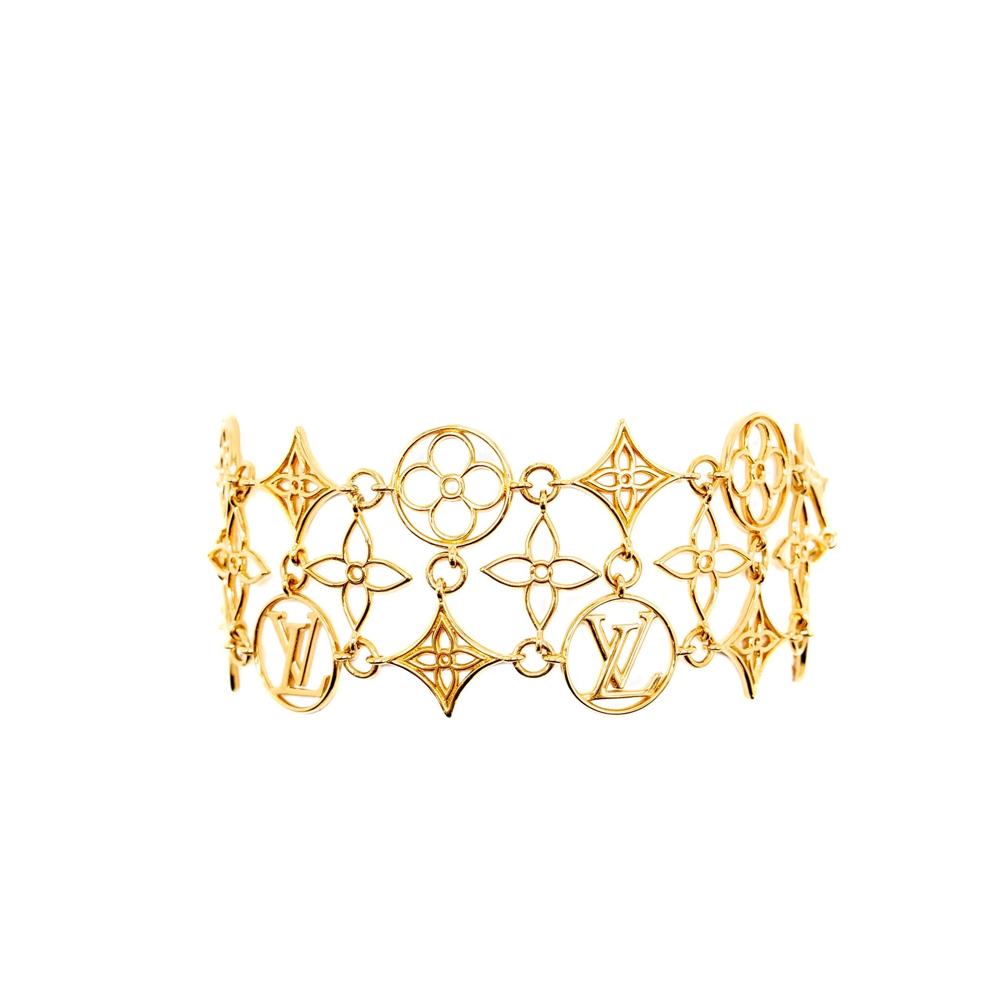 LOUIS VUITTON GOLD TONE BRACELET