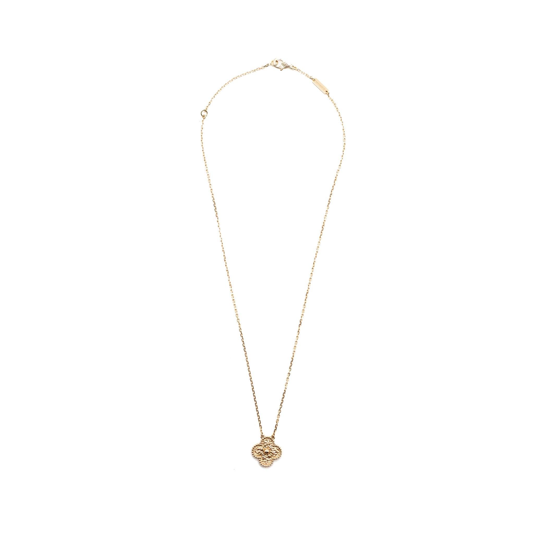 VAN CLEEF & ARPELS VINTAGE ALHAMBRA PENDANT ROSE GOLD