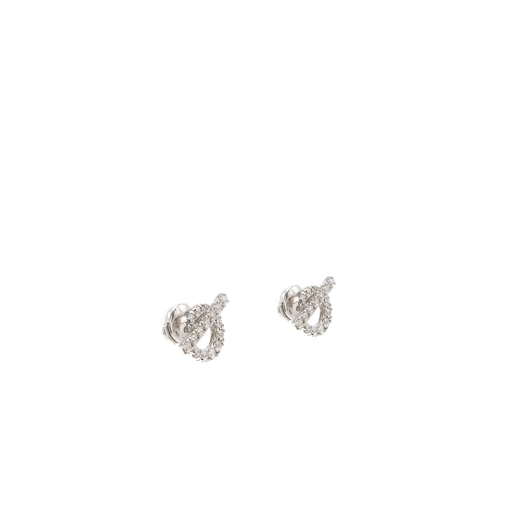 HERMES FINESSE EARRINGS WHITE GOLD / DIAMONDS