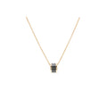 BVLGARI B.ZERO NECKLACE BLACK CERAMIC / 18K ROSE GOLD
