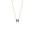 HERMES POP H PENDANT ROYAL BLUE GHW