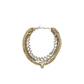 DIOR LEAF/STAR/CHAINS/PEARL NECKLACE MULTICOLOUR HARDWARE