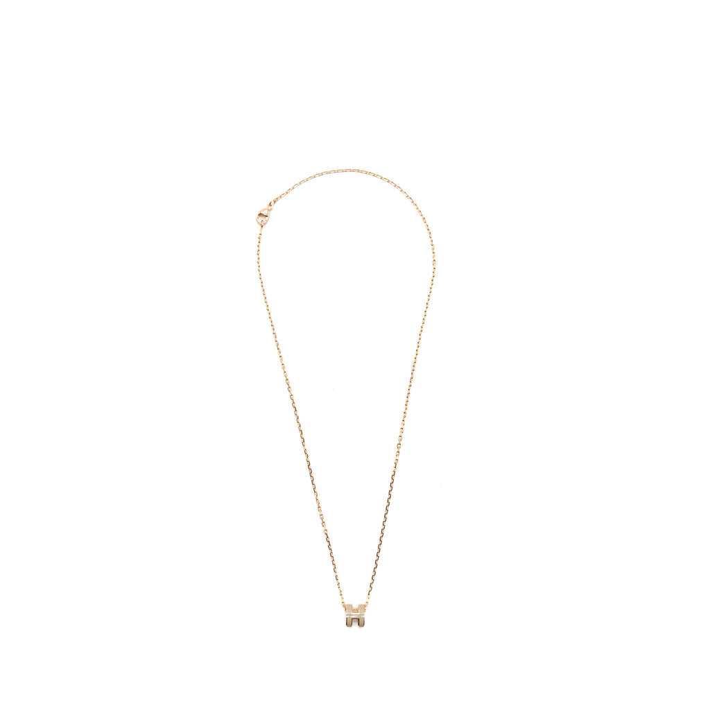 HERMES MINI POP H PENDANT MARRON GLACE RGHW