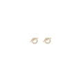 HERMES FINESSE EARRINGS ROSE GOLD DIAMONDS
