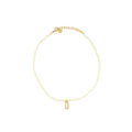 DIOR REVOLUTION NECKLACE RESIN PEARLS GHW