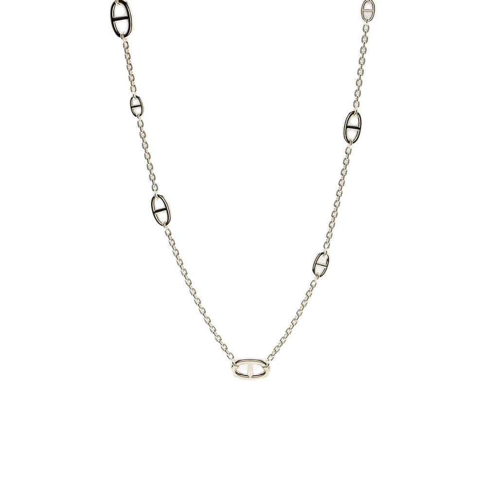 HERMES 80CM FARANDOLE LONG NECKLACE 925 STERLING SILVER