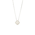 VAN CLEEF AND ARPELS MAGIC ALHAMBRA PENDANT 18K WHITE GOLD / MOTHER OF PEARL