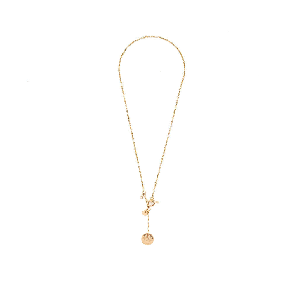HERMES EX-LIBRIS PENDANT ROSE GOLD
